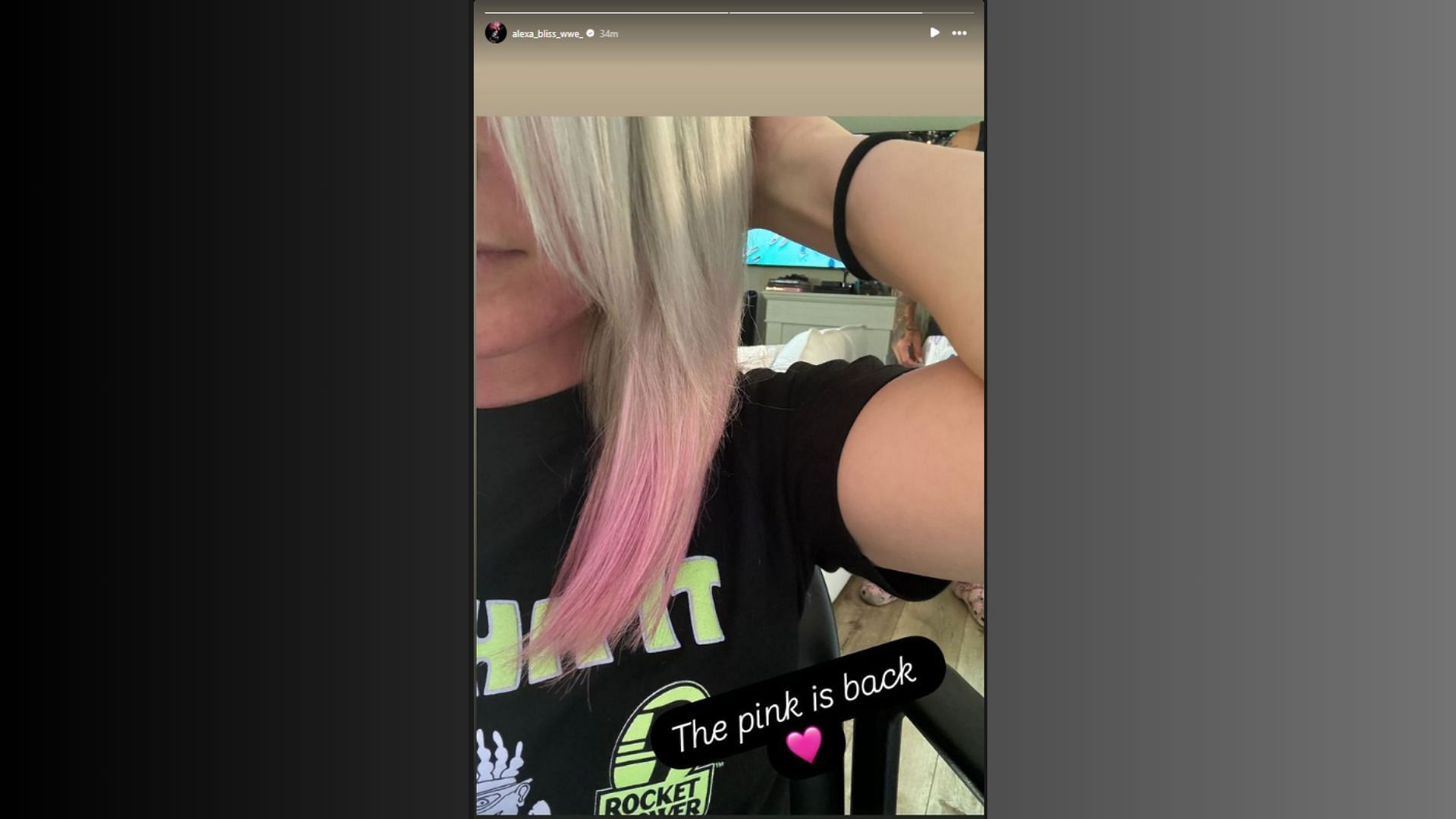 The star has been waiting for a return (Credit: Alexa Bliss' Instagram)